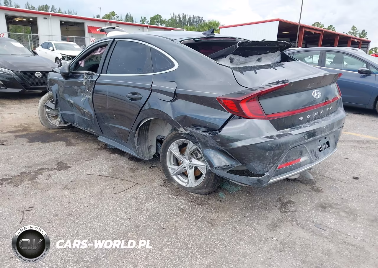 2022 Hyundai Sonata Se VIN:5NPEG4JA2NH143655 - 3