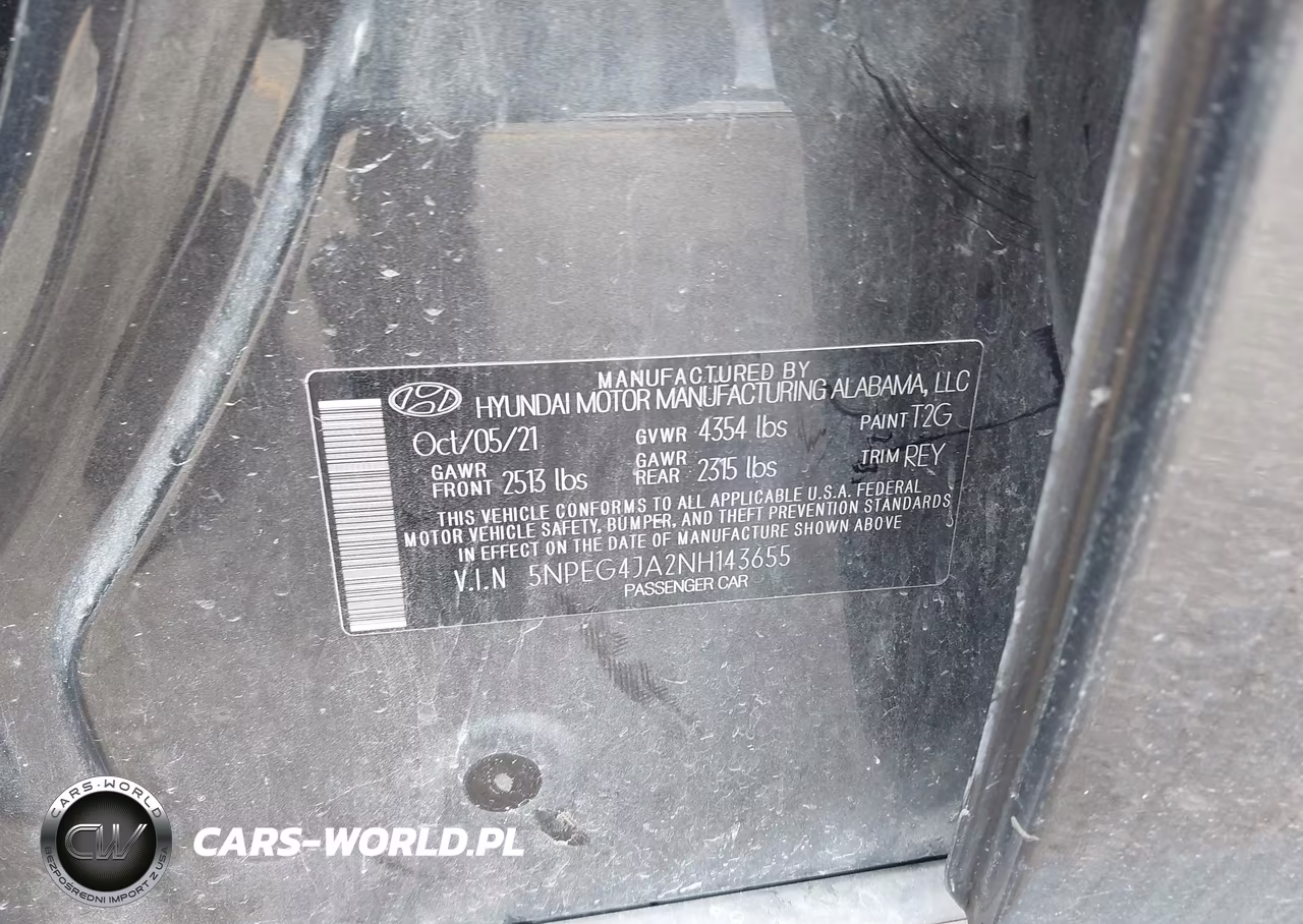 2022 Hyundai Sonata Se VIN:5NPEG4JA2NH143655 - 9