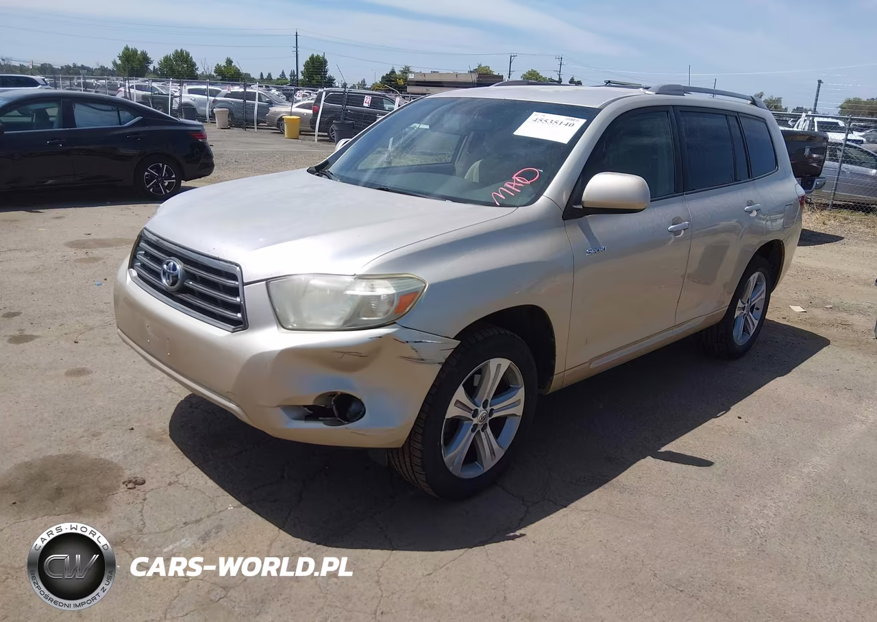 2008 Toyota Highlander Sport VIN:JTEES43A582045054 - 2