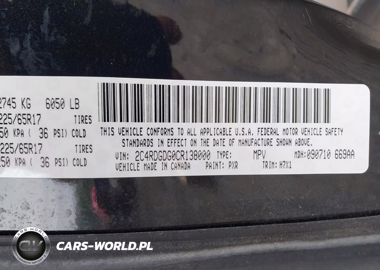 2012 Dodge Grand Caravan Crew VIN:2C4RDGDG0CR138000 - 9