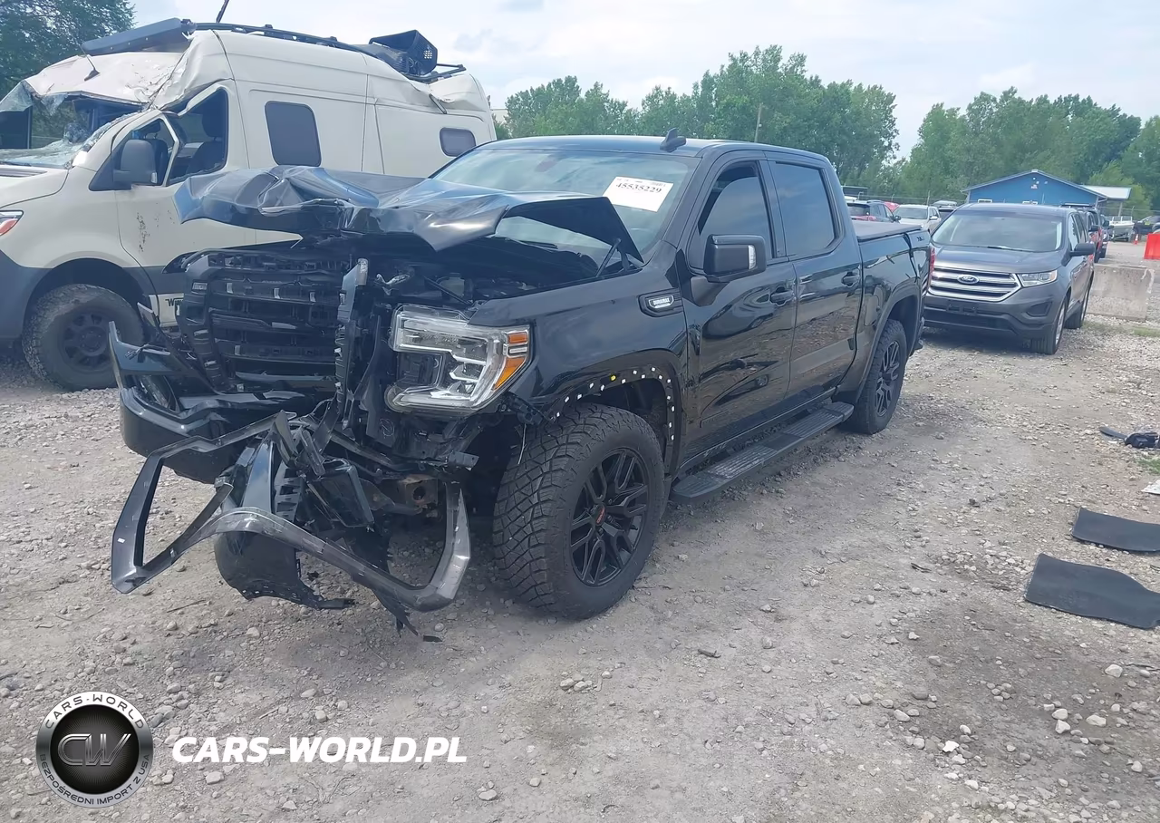 2021 GMC Sierra 1500 4Wd Short Box Elevation VIN:3GTU9CET8MG140925 - 2