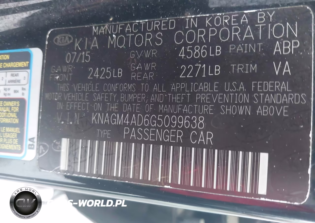 2016 Kia Optima Hybrid VIN:KNAGM4AD6G5099638 - 9