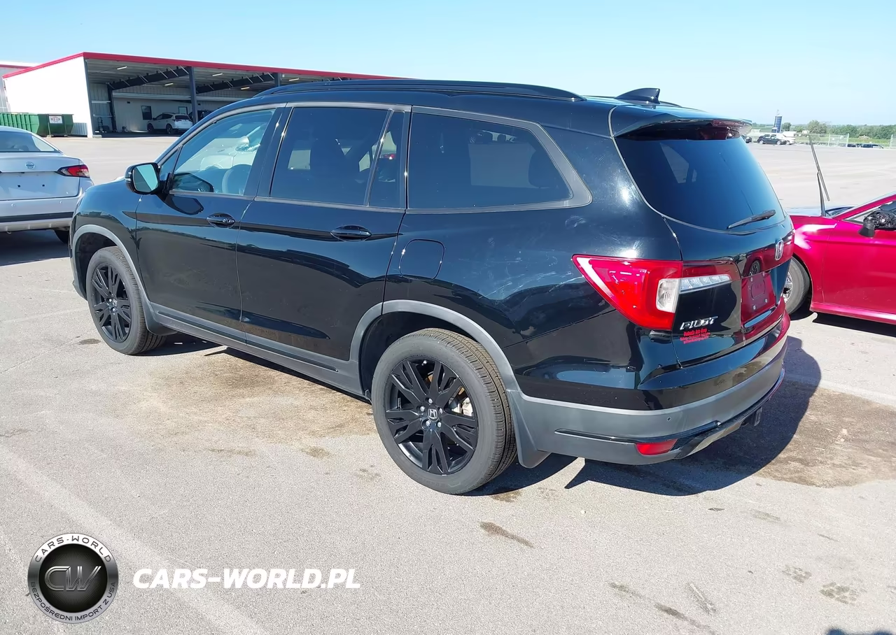 2020 Honda Pilot Awd Black Edition VIN:5FNYF6H78LB000517 - 3