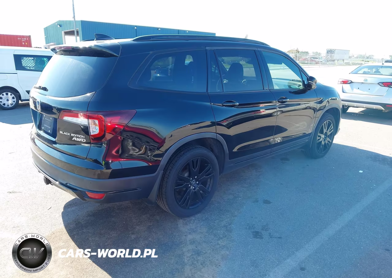 2020 Honda Pilot Awd Black Edition VIN:5FNYF6H78LB000517 - 4