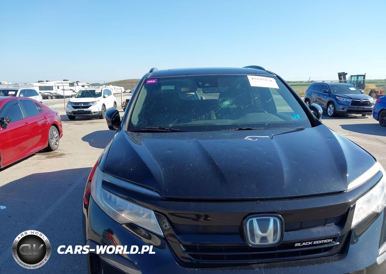 2020 Honda Pilot Awd Black Edition VIN:5FNYF6H78LB000517 - 6