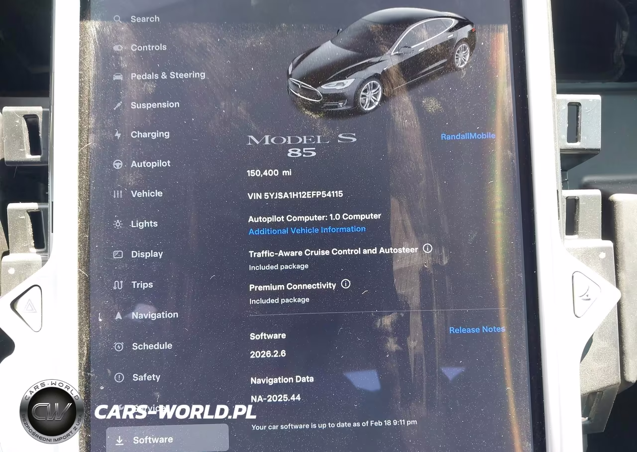 2014 Tesla Model S P85 VIN:5YJSA1H12EFP54115 - 7