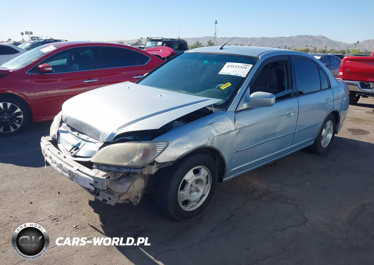 2005 Honda Civic Hybrid VIN:JHMES96655S015121 - 2