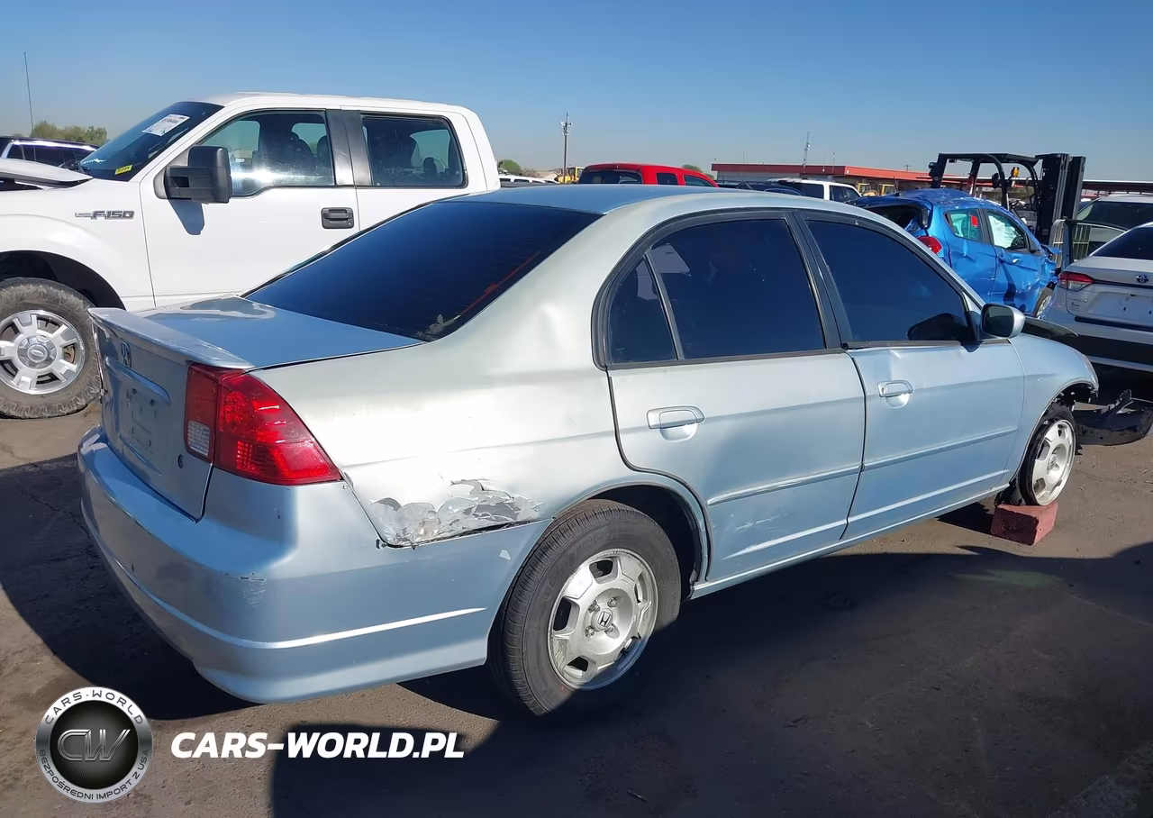 2005 Honda Civic Hybrid VIN:JHMES96655S015121 - 4