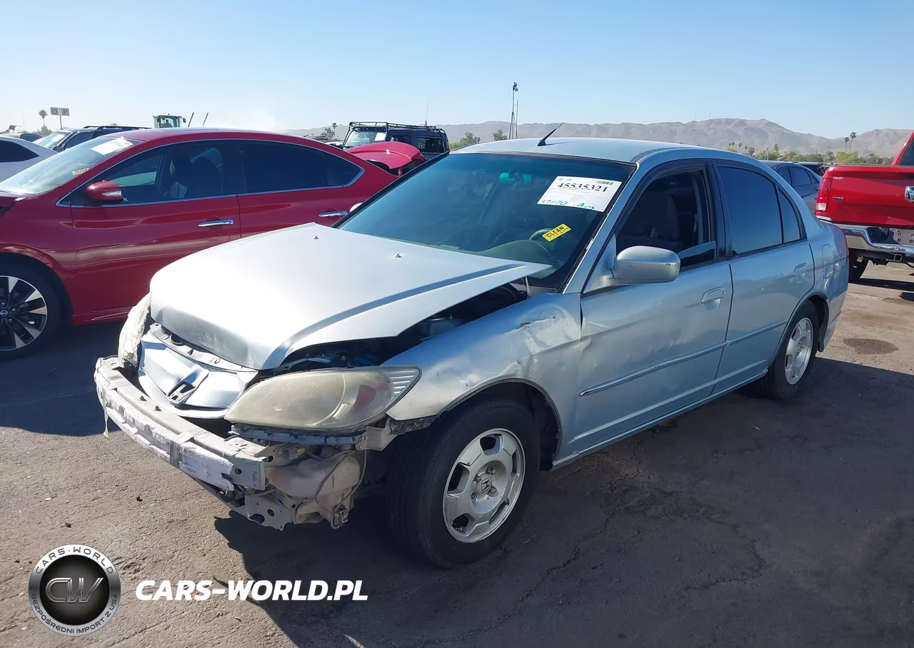 2005 Honda Civic Hybrid VIN:JHMES96655S015121 - 6