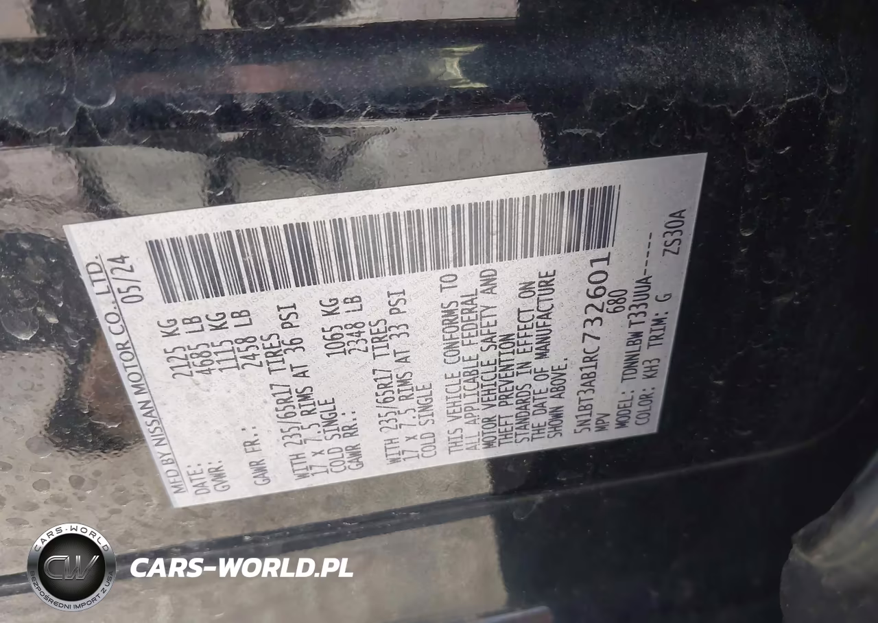 2024 Nissan Rogue S Intelligent Awd VIN:5N1BT3AB1RC732601 - 9