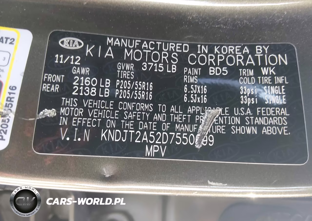 2013 Kia Soul VIN:KNDJT2A52D7550699 - 9