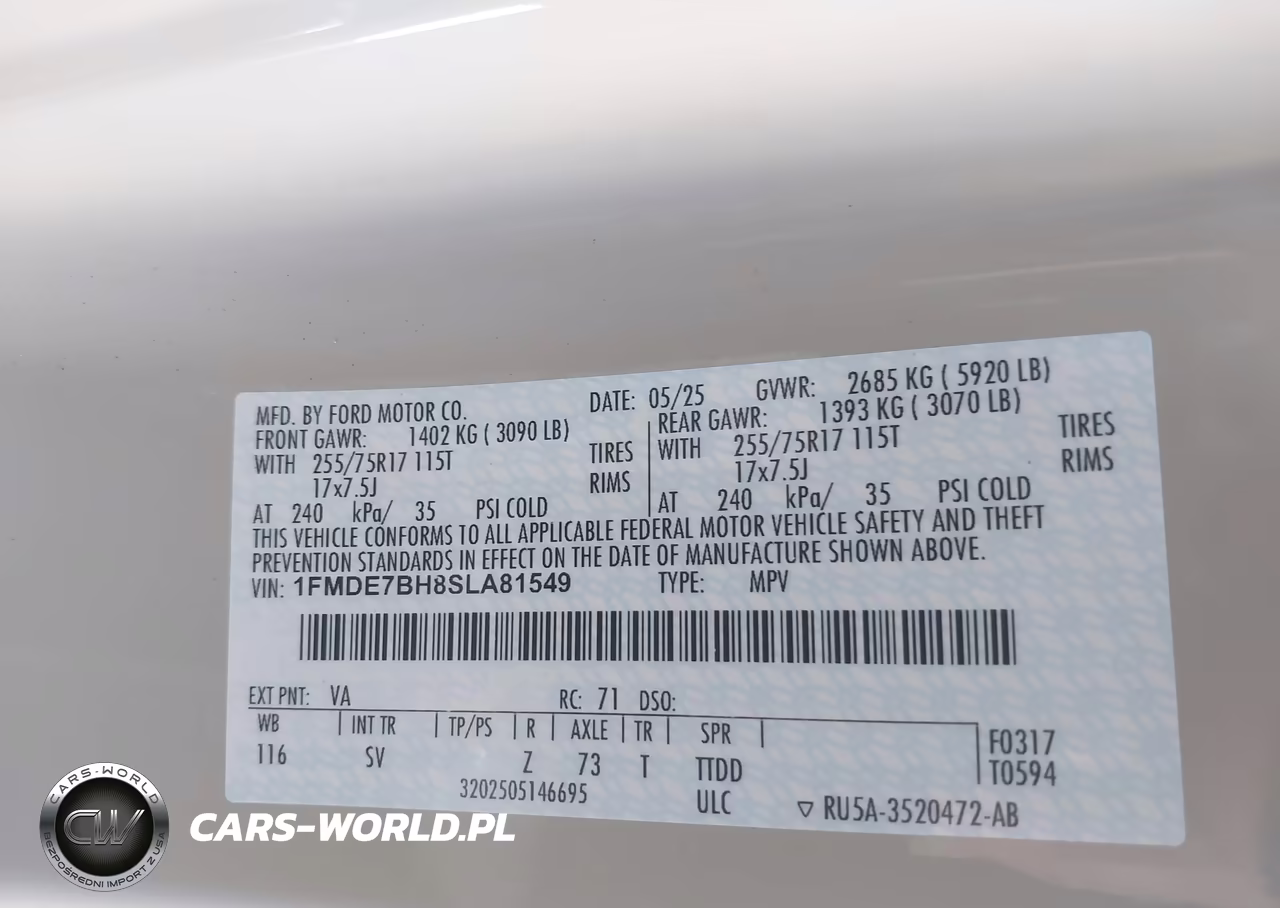 2025 Ford Bronco Big Bend VIN:1FMDE7BH8SLA81549 - 9