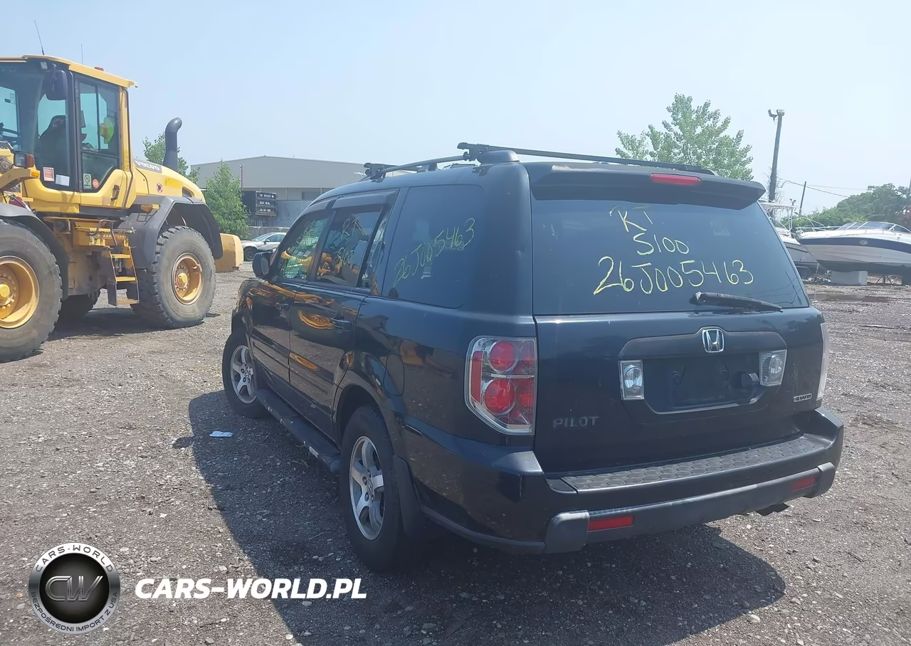2006 Honda Pilot Ex-L VIN:2HKYF18716H530305 - 3