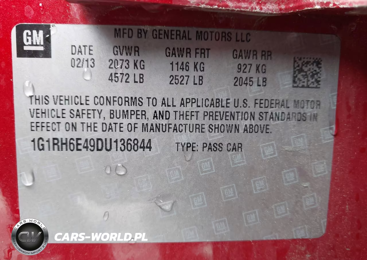 2013 Chevrolet Volt VIN:1G1RH6E49DU136844 - 9