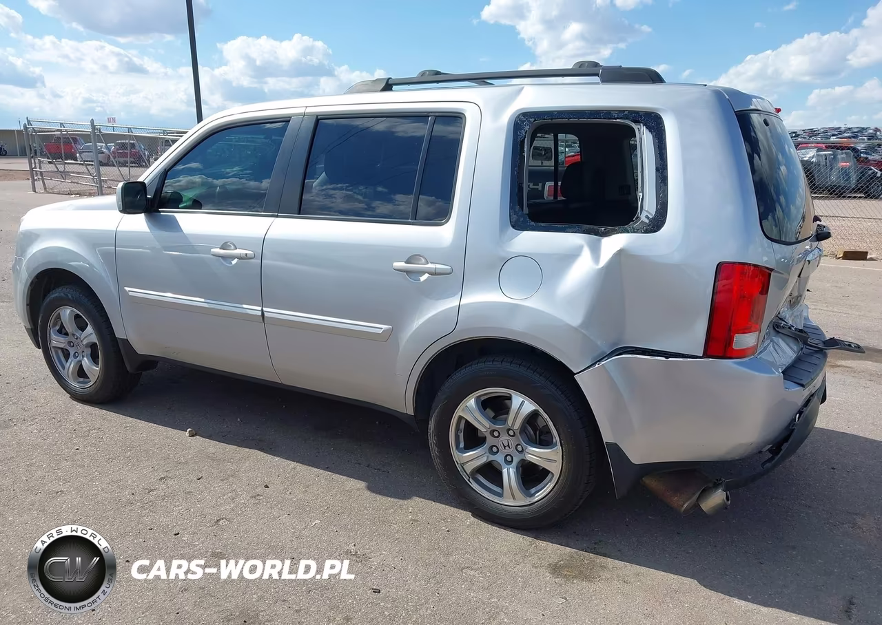 2012 Honda Pilot Ex-L VIN:5FNYF4H59CB006801 - 3