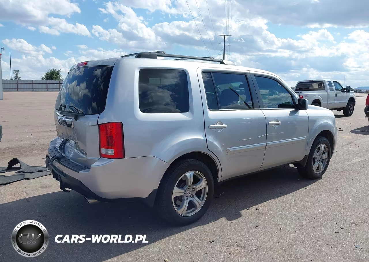 2012 Honda Pilot Ex-L VIN:5FNYF4H59CB006801 - 4