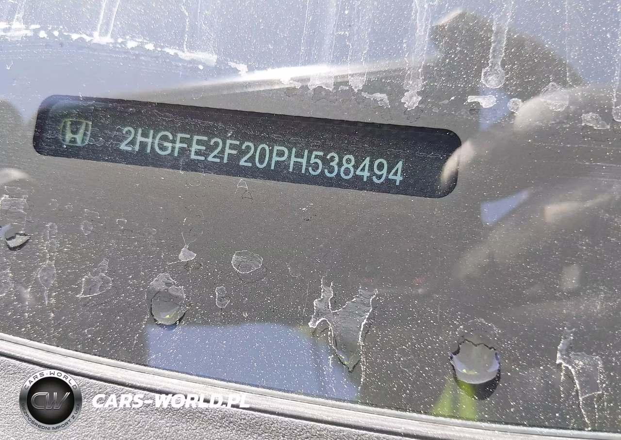 2023 Honda Civic Lx VIN:2HGFE2F20PH538494 - 9