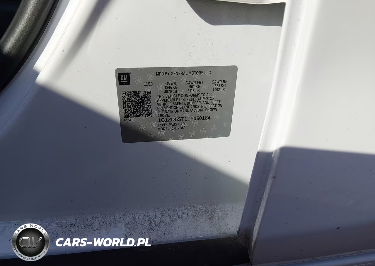 2020 Chevrolet Malibu Fwd Lt VIN:1G1ZD5ST1LF060184 - 9