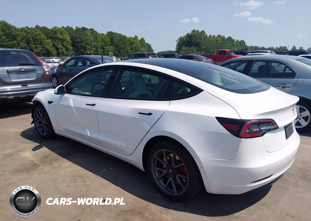 2021 Tesla Model 3 Standard Range Plus Rear-Wheel Drive VIN:5YJ3E1EA7MF026107 - 3