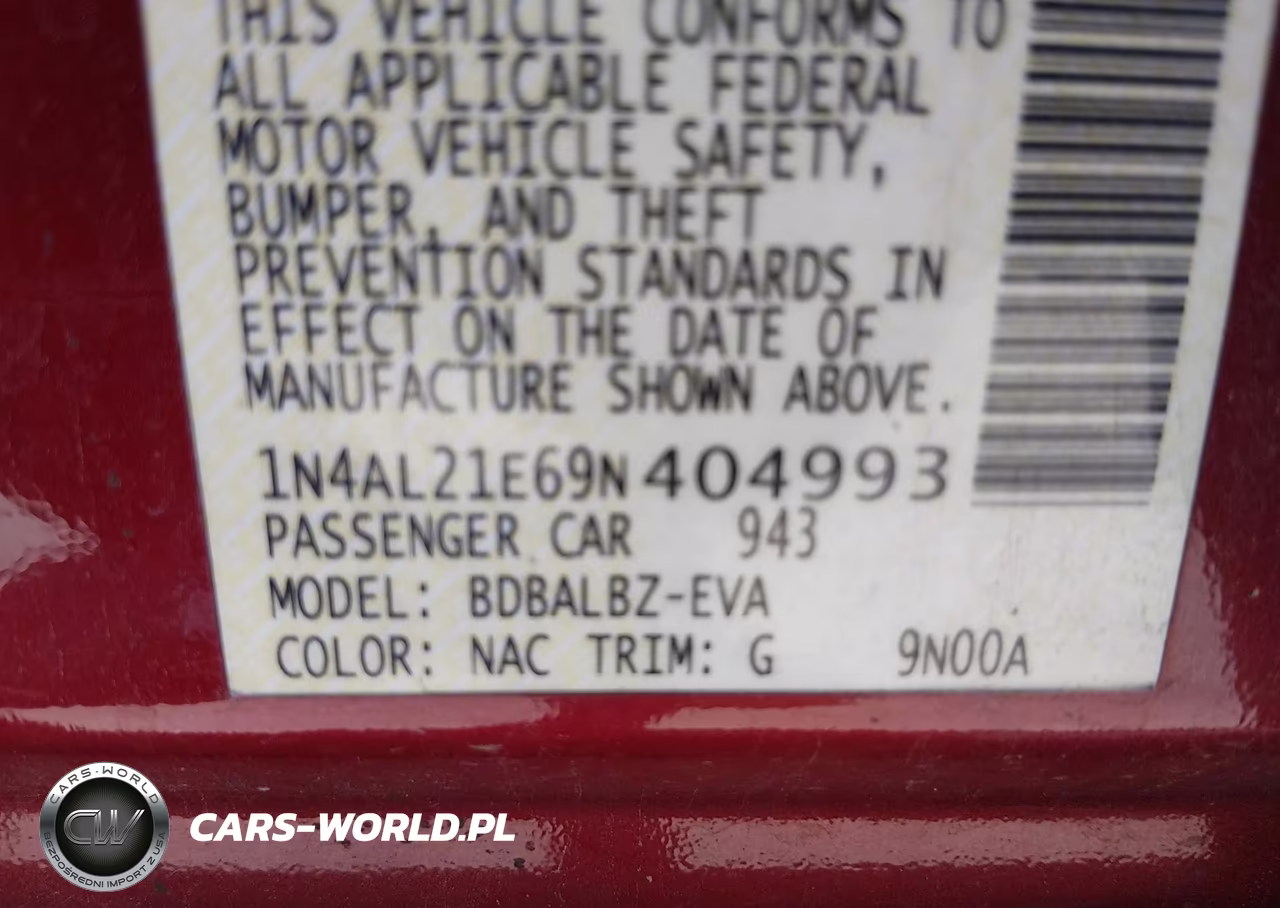 2009 Nissan Altima 2.5 S VIN:1N4AL21E69N404993 - 9