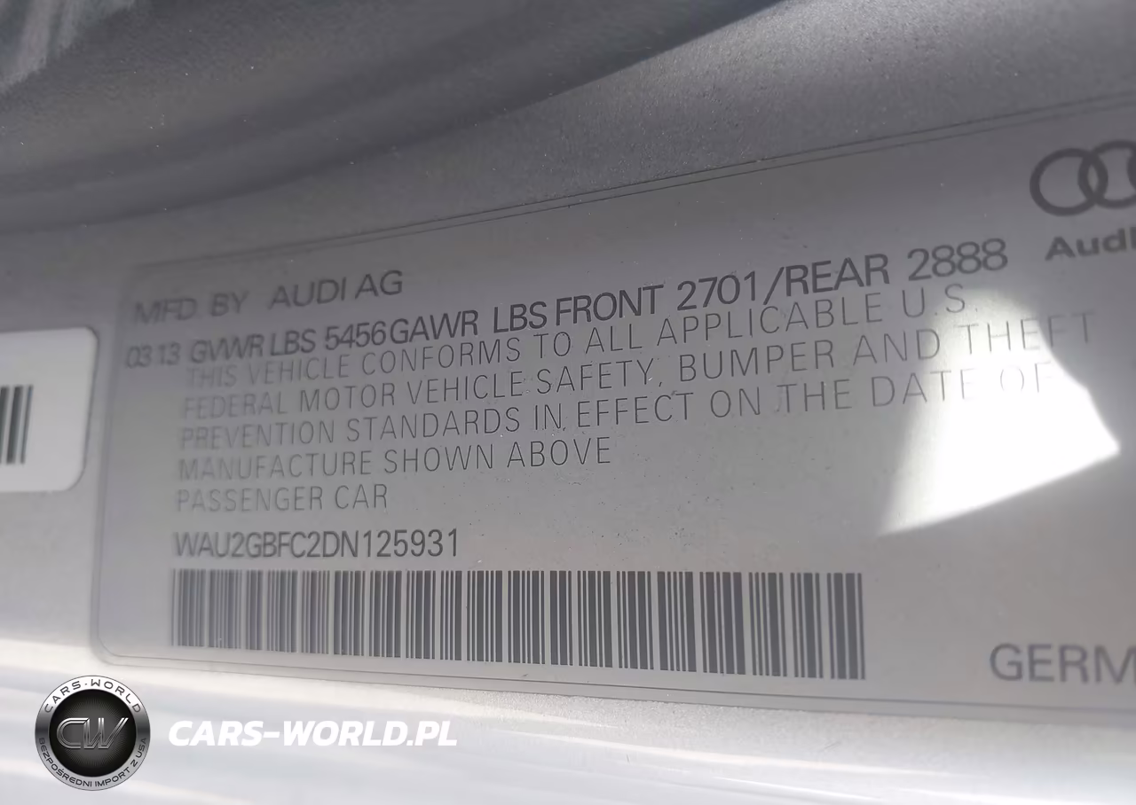 2013 Audi A7 3.0T Premium VIN:WAU2GBFC2DN125931 - 9