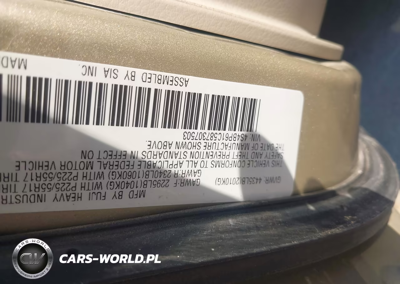 2008 Subaru Outback (Natl) I-Ll Bean W-Nav-Ll Bean W-Nav-Vdc VIN:4S4BP61C587307503 - 9