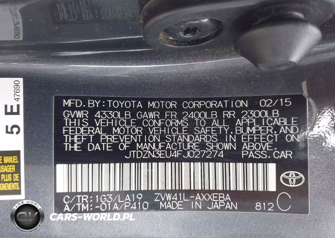 2015 Toyota Prius V Five VIN:JTDZN3EU4FJ027274 - 9