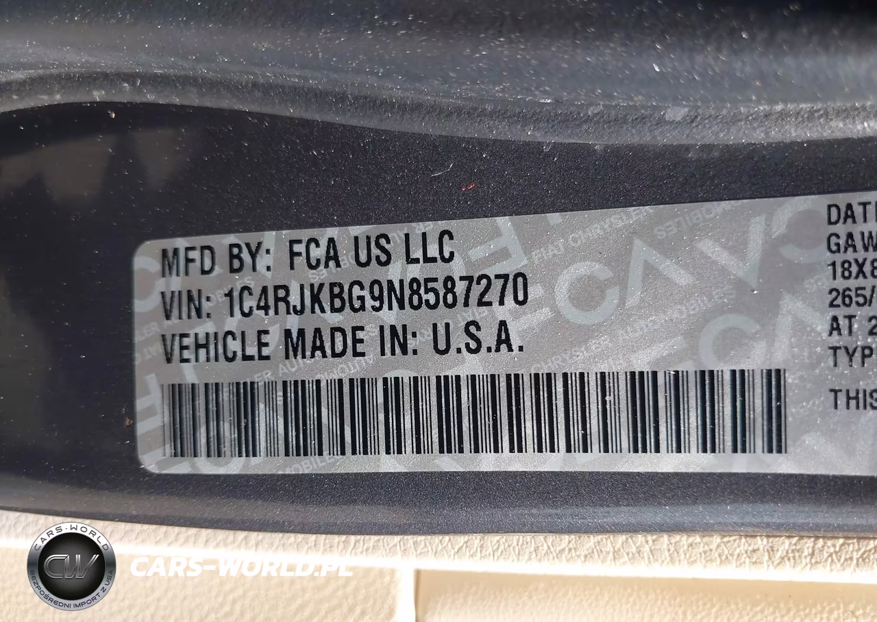 2022 Jeep Grand Cherokee L Limited 4X4 VIN:1C4RJKBG9N8587270 - 9
