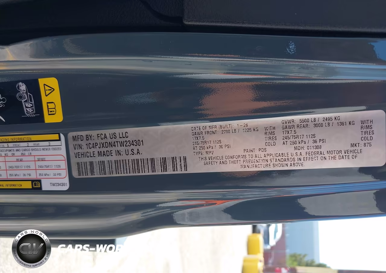 2026 Jeep Wrangler Sport S 4X4 VIN:1C4PJXDN4TW234301 - 9