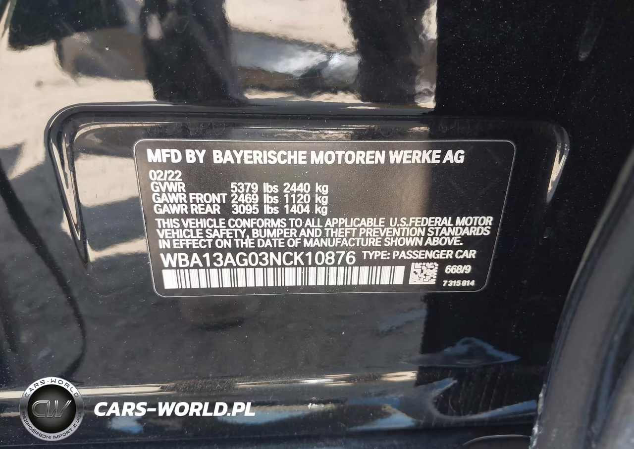 2022 BMW 530E VIN:WBA13AG03NCK10876 - 9