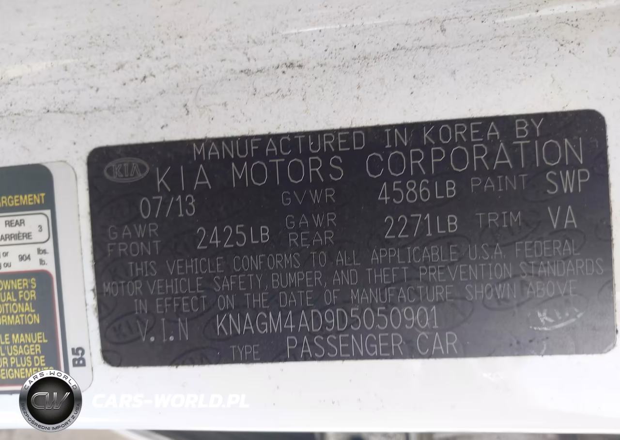 2013 Kia Optima Hybrid Ex VIN:KNAGM4AD9D5050901 - 9