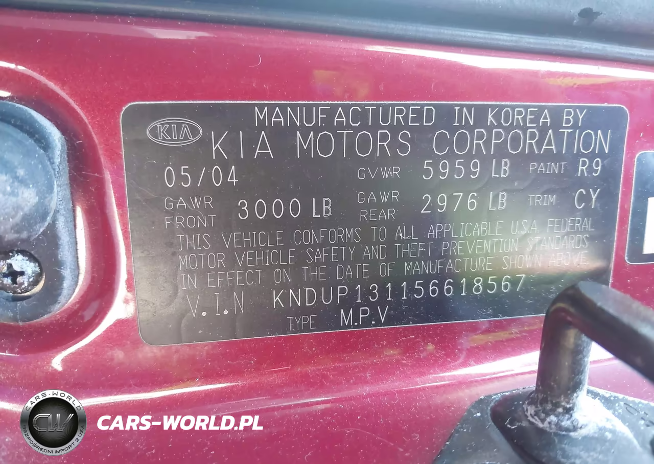 2005 Kia Sedona Ex-Lx VIN:KNDUP131156618567 - 9