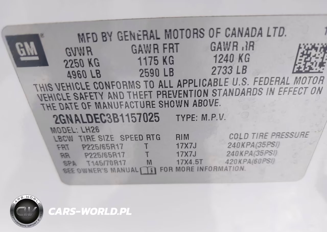 2011 Chevrolet Equinox Lt W-1Lt VIN:2GNALDEC3B1157025 - 9