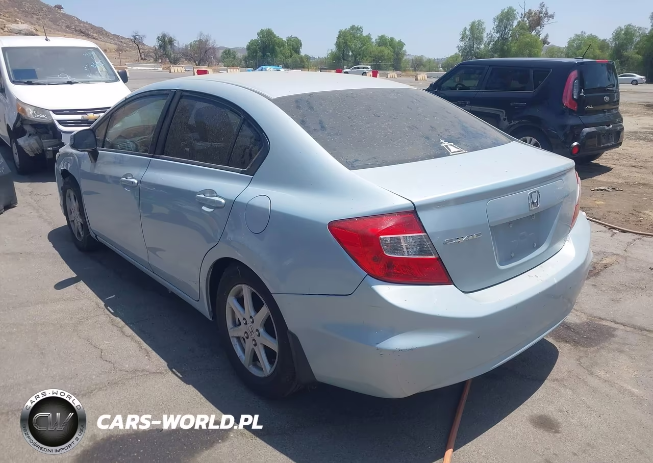 2012 Honda Civic Lx VIN:19XFB2F56CE335634 - 3