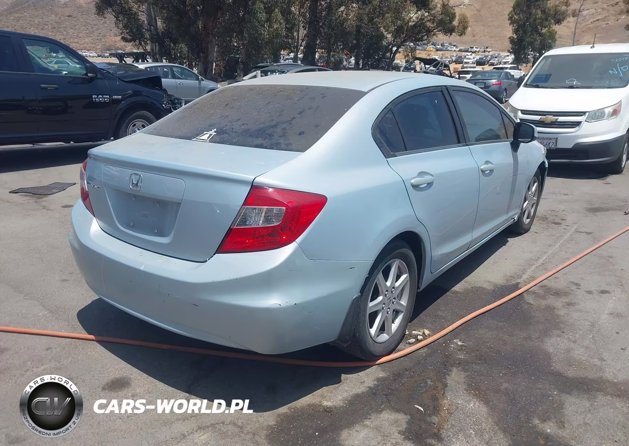 2012 Honda Civic Lx VIN:19XFB2F56CE335634 - 4