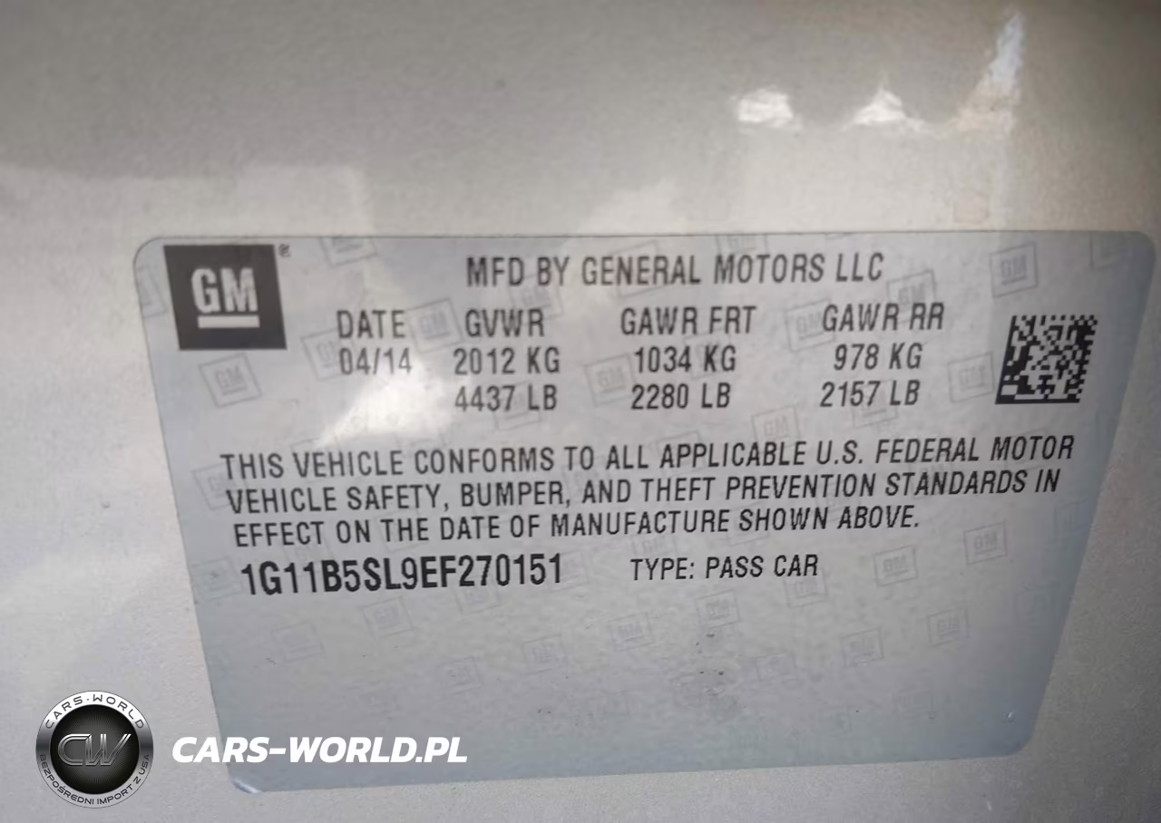 2014 Chevrolet Malibu 1Ls VIN:1G11B5SL9EF270151 - 9