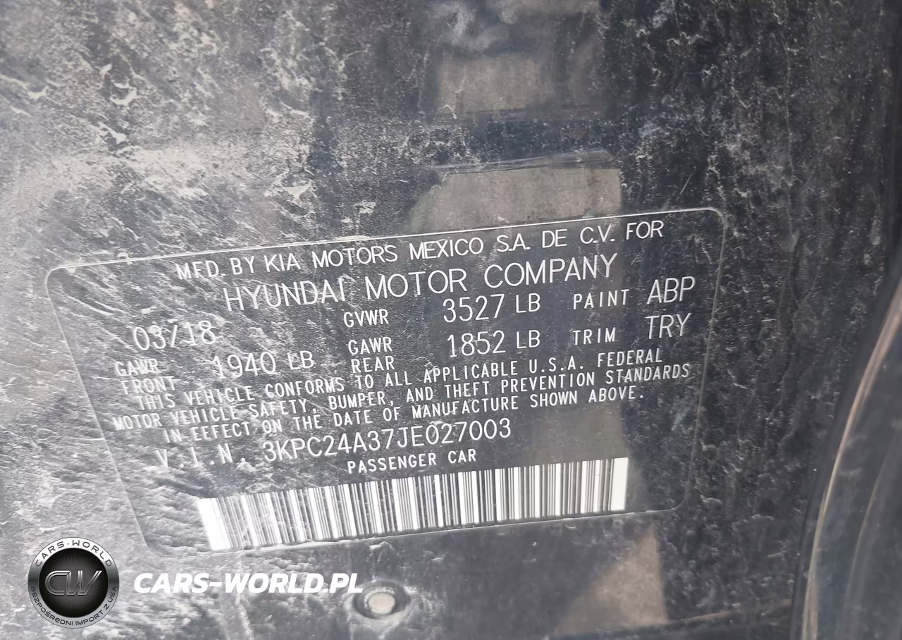 2018 Hyundai Accent Se VIN:3KPC24A37JE027003 - 9
