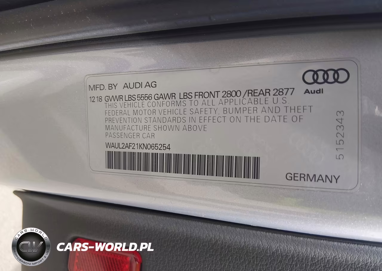 2019 Audi A6 55 Premium VIN:WAUL2AF21KN065254 - 9