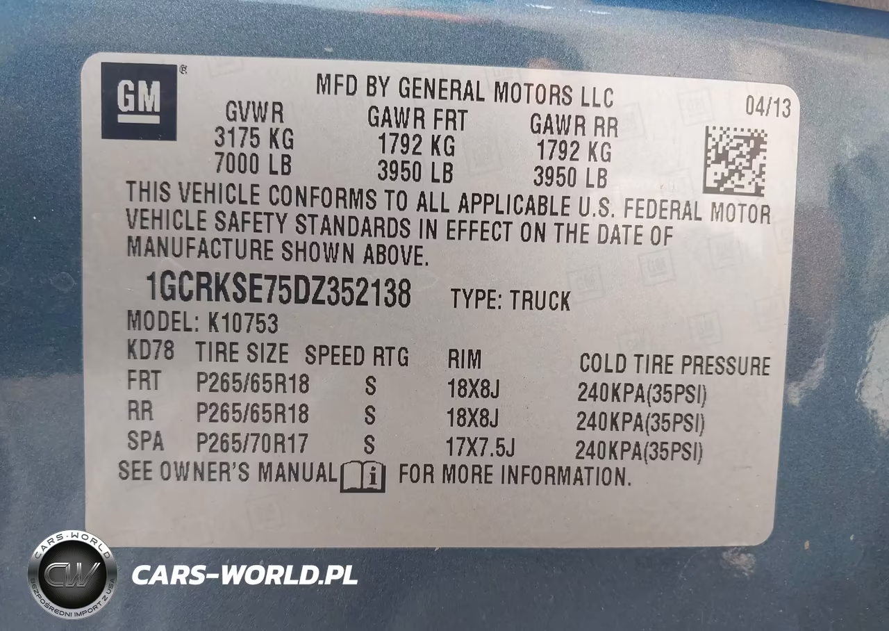 2013 Chevrolet Silverado 1500 Lt VIN:1GCRKSE75DZ352138 - 9