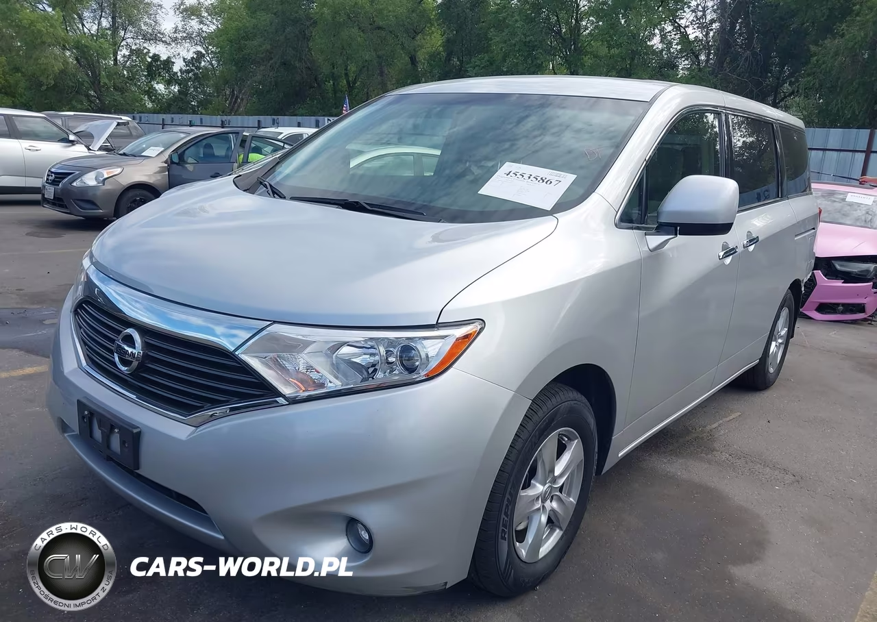 2012 Nissan Quest Sv VIN:JN8AE2KP0C9043673 - 2