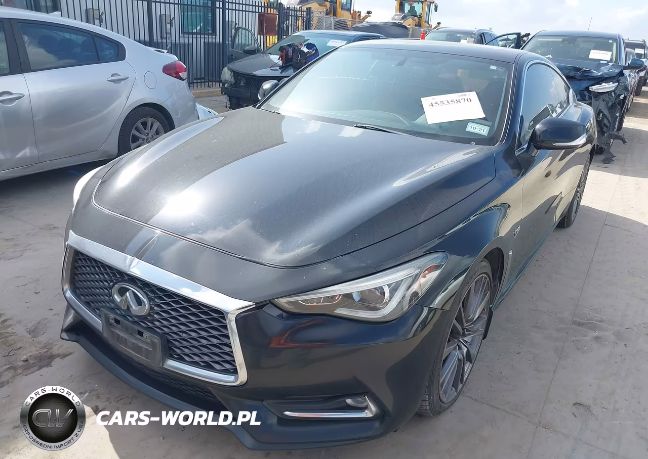 2017 Infiniti Q60 3.0T Red Sport 400 VIN:JN1FV7EL2HM701797 - 2