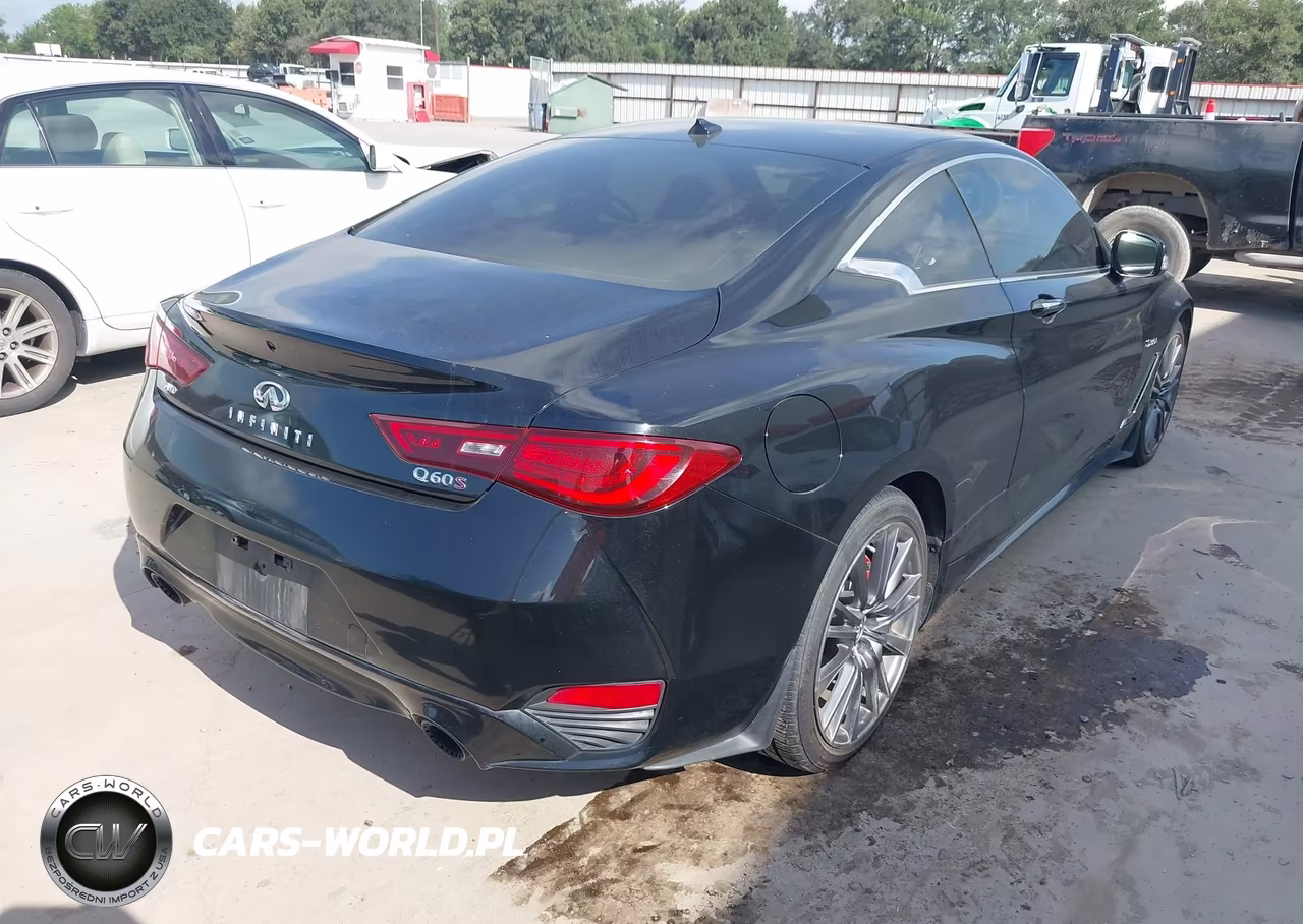 2017 Infiniti Q60 3.0T Red Sport 400 VIN:JN1FV7EL2HM701797 - 4