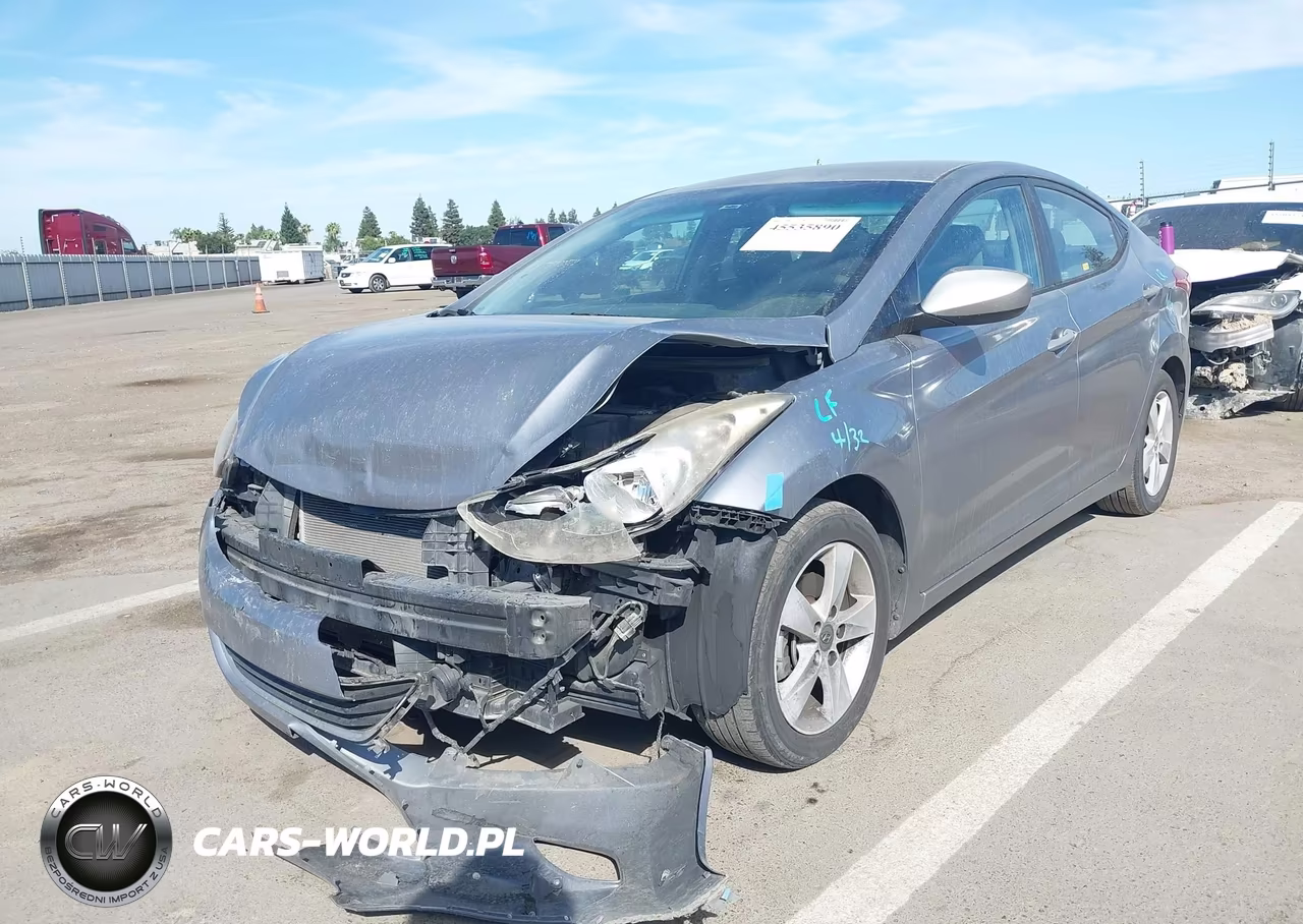 2013 Hyundai Elantra Gls VIN:KMHDH4AE7DU710051 - 2