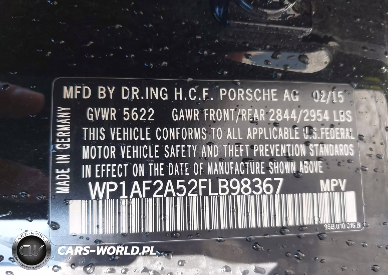 2015 Porsche Macan Turbo VIN:WP1AF2A52FLB98367 - 9