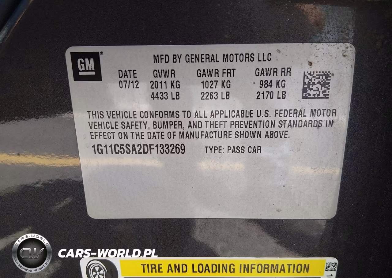 2013 Chevrolet Malibu 1Lt VIN:1G11C5SA2DF133269 - 9