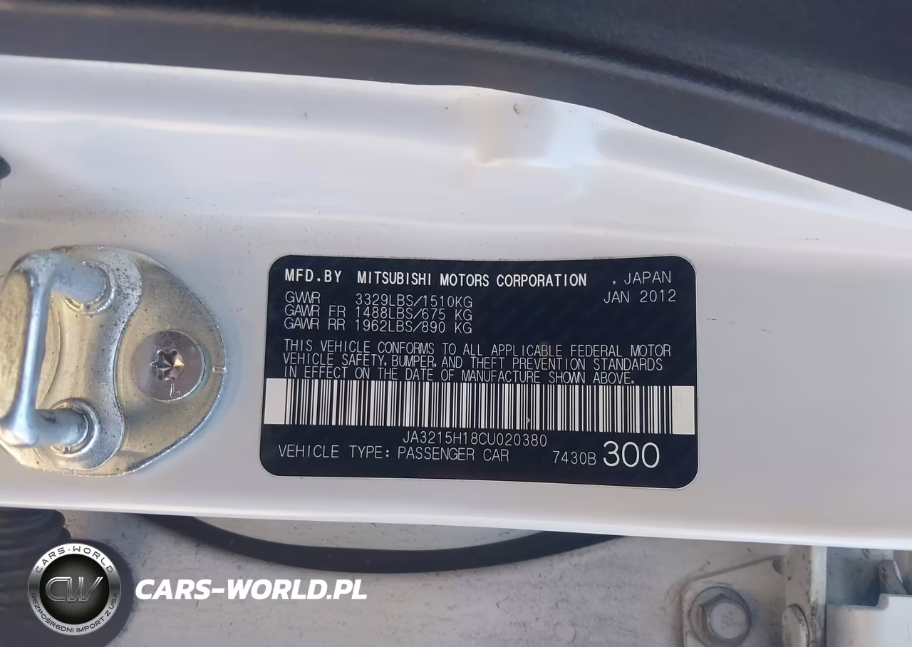 2012 Mitsubishi I-Miev Es-Se VIN:JA3215H18CU020380 - 9