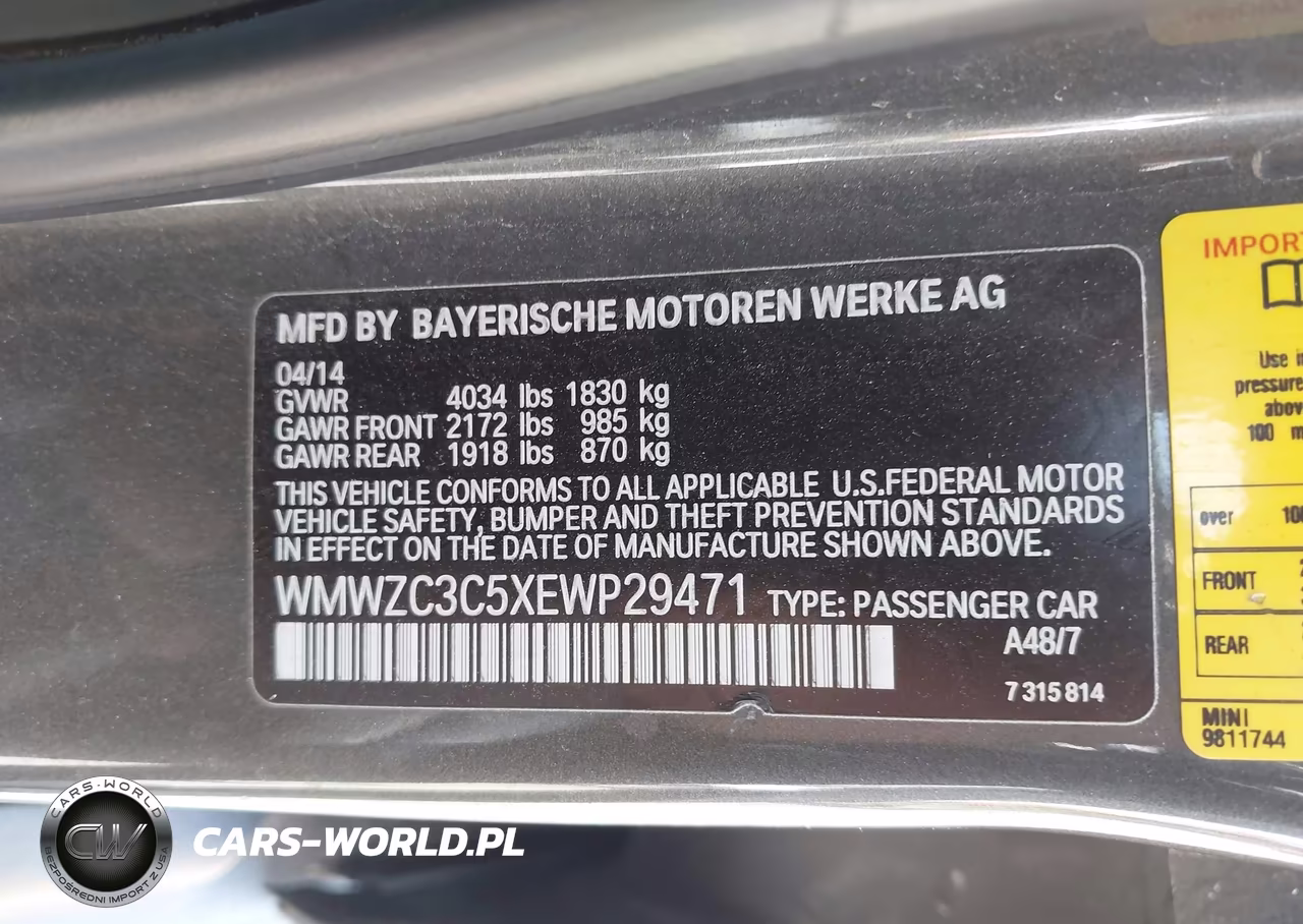 2014 Mini Countryman Cooper S VIN:WMWZC3C5XEWP29471 - 9