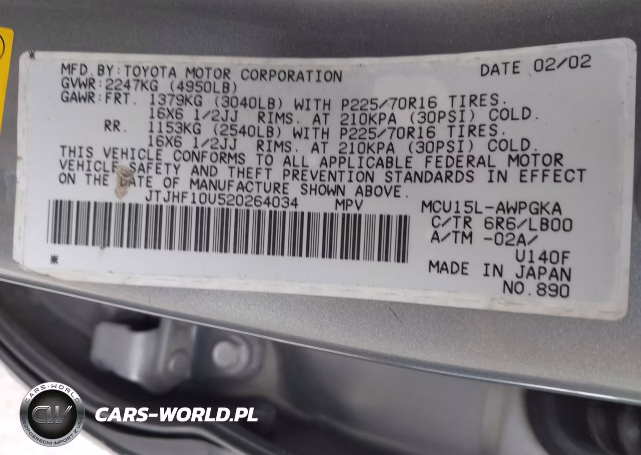 2002 Lexus Rx 300 VIN:JTJHF10U520264034 - 9