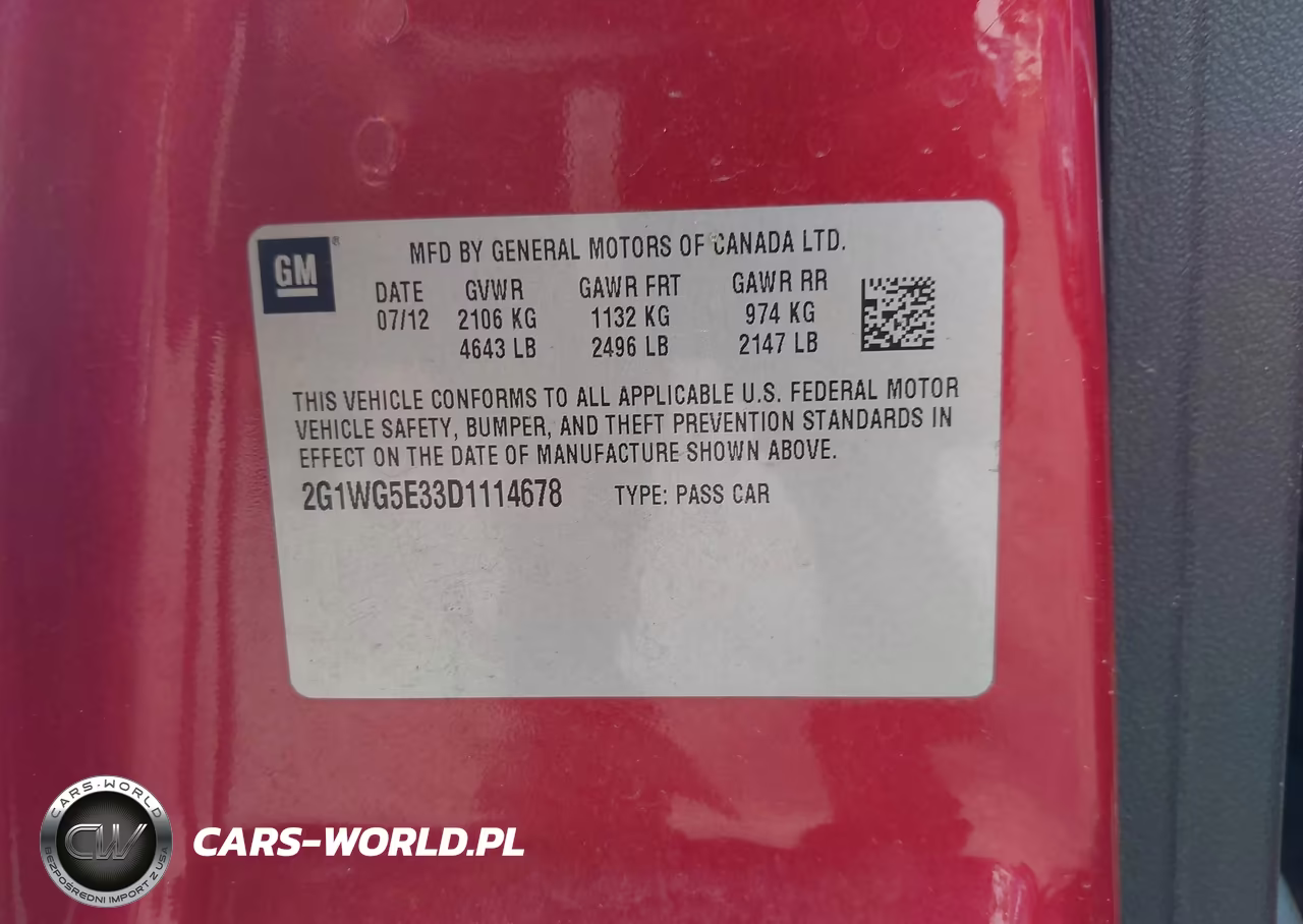2013 Chevrolet Impala Lt VIN:2G1WG5E33D1114678 - 9