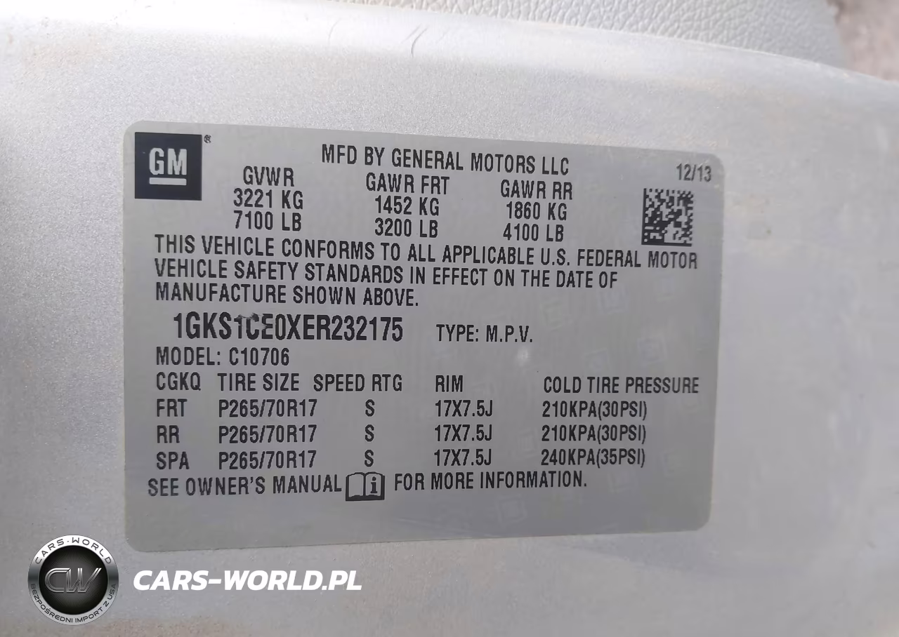 2014 GMC Yukon Slt VIN:1GKS1CE0XER232175 - 9